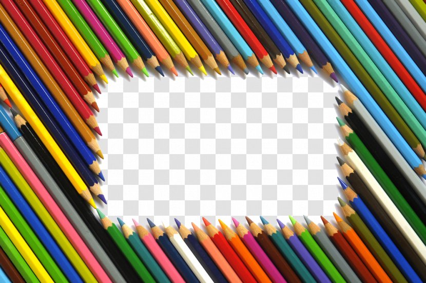 Paper Colored Pencil Drawing Watercolor Painting - Pencils Background Transparent PNG