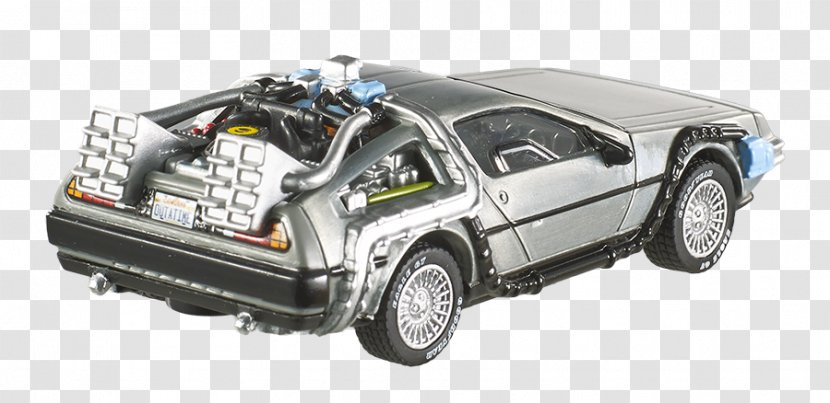DeLorean DMC-12 Model Car Hot Wheels Elite One Back To The Future Time Machine - Hardware Transparent PNG