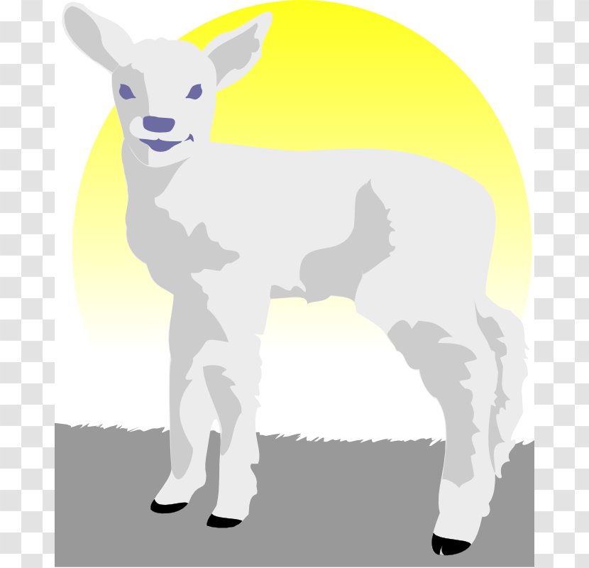Sheep Lamb And Mutton Clip Art - Fictional Character - Image Transparent PNG