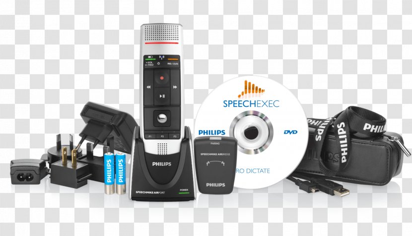 Philips SpeechMike Dictation Machine Electronics - Technology - Camera Accessory Transparent PNG