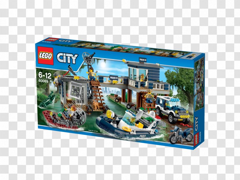 Amazon.com Lego City LEGO 60069 Swamp Police Station - Construction Set Transparent PNG