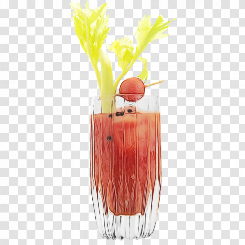 Cocktail Garnish Bloody Mary Non-alcoholic Drink Garnish Flowerpot Transparent PNG