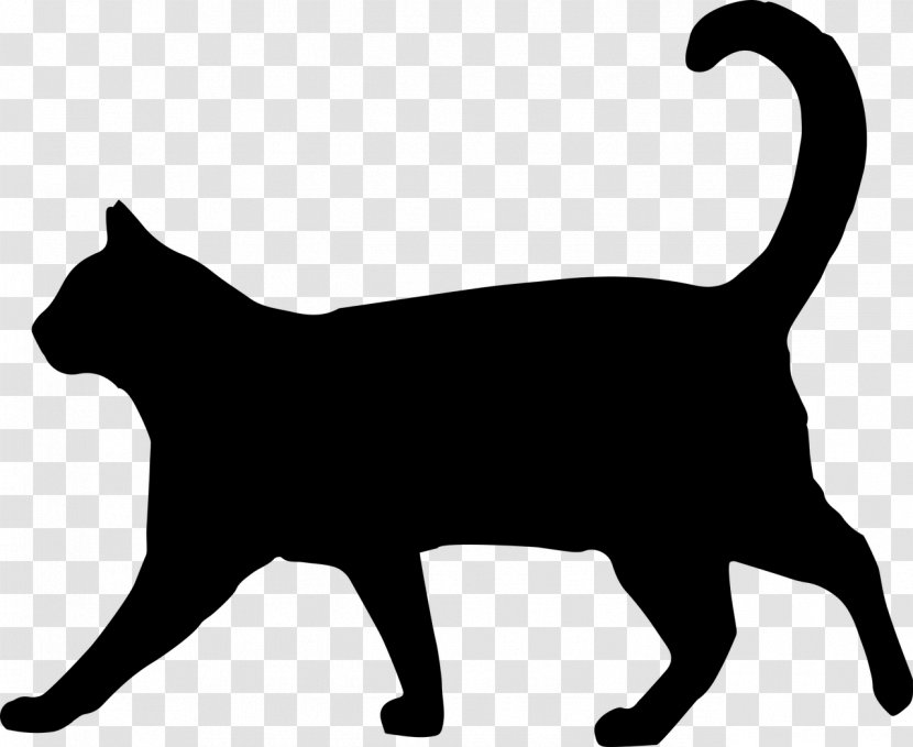 Silhouette Royalty-free Cat Clip Art - Small To Medium Sized Cats Transparent PNG