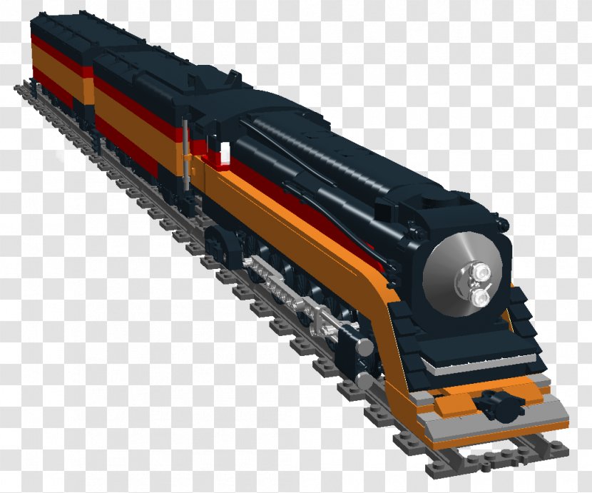 Steam Locomotive Train Rail Transport LEGO - Railroad Car Transparent PNG