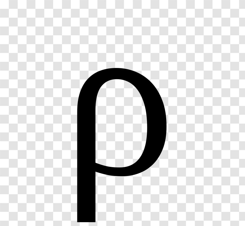Rho Greek Alphabet Letter Case - Logo - Gamma Transparent PNG