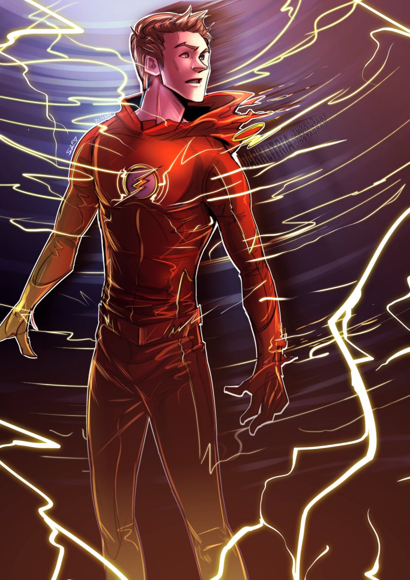 The Flash Wally West Fan Art - Frame Transparent PNG