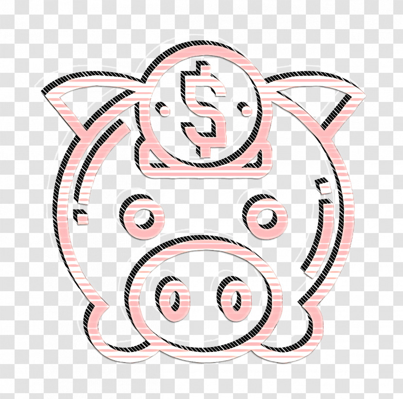 Money Icon Piggy Bank Icon Accounting Icon Transparent PNG