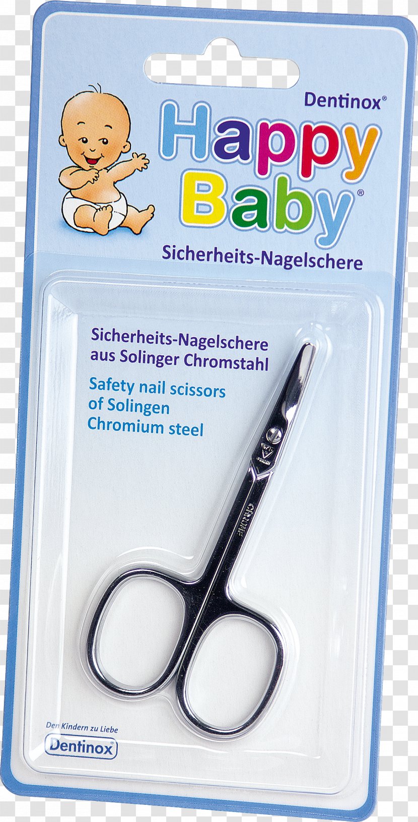 Dentinox Infant Nasensauger Child Scissors - Baby Happy Transparent PNG