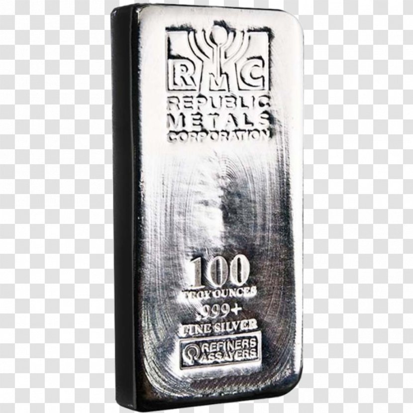 Bullion Gold Bar Republic Metals Corporation Silver Transparent PNG