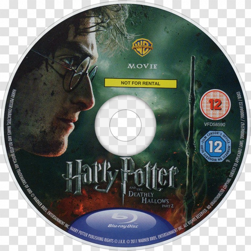Compact Disc Harry Potter And The Deathly Hallows Blu-ray Ultra HD Transparent PNG
