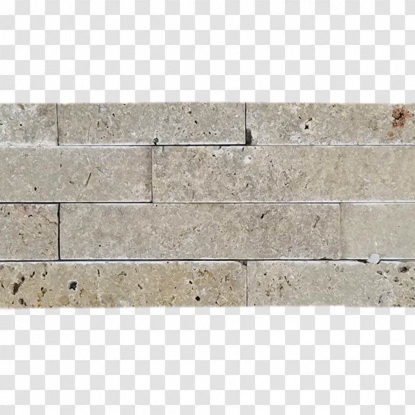 Stone Wall Brick Travertine Tile - Bayrock Natural Transparent PNG