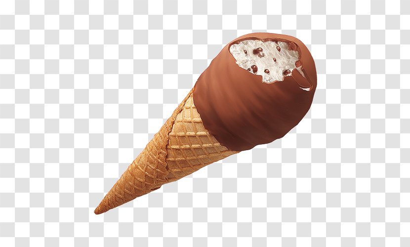 Chocolate Ice Cream Cones Wall's Cornetto - Frozen Dessert Transparent PNG
