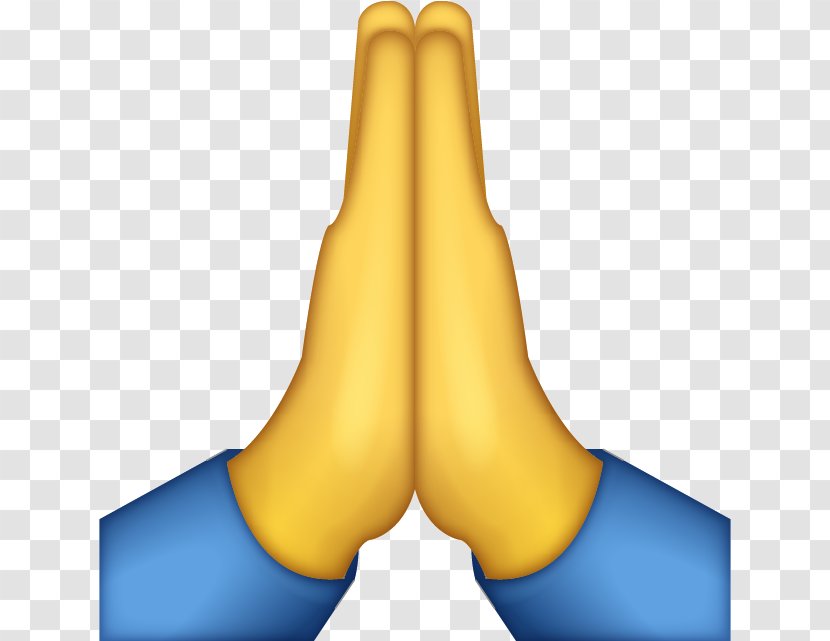 Praying Hands Christian Prayer Emoji Religion - Gesture - Pray Transparent PNG