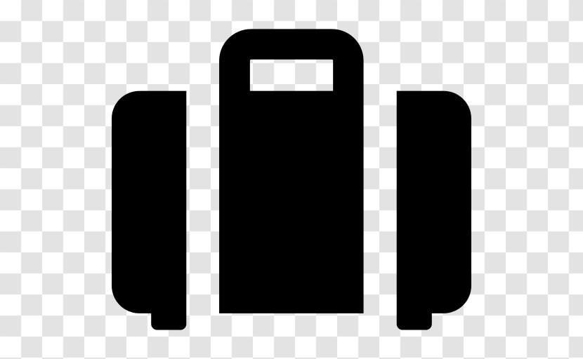 Suitcase Animation Icon - Blackandwhite - Logo Transparent PNG