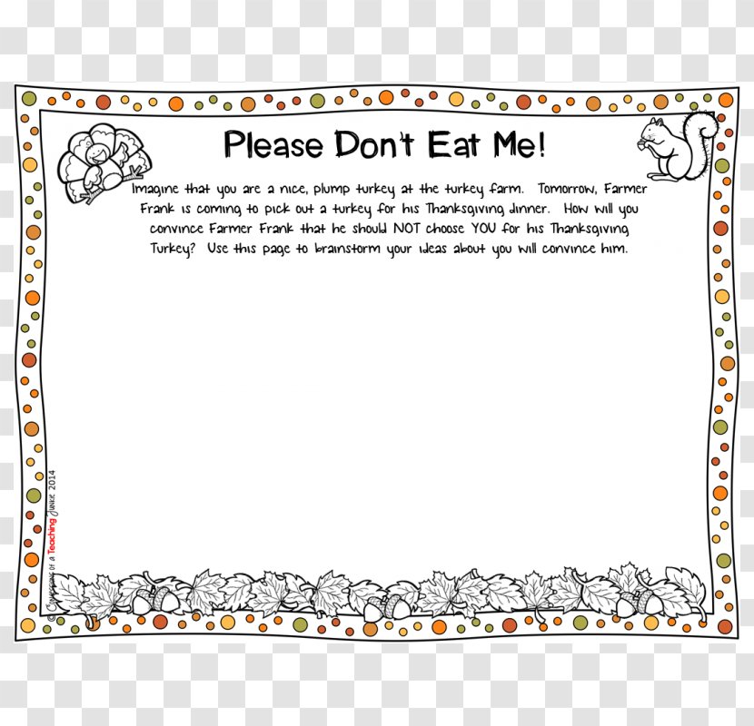 Picture Frames Pattern Product Font Line - Yellow - Thanksgiving Opinion Writing Ideas Transparent PNG