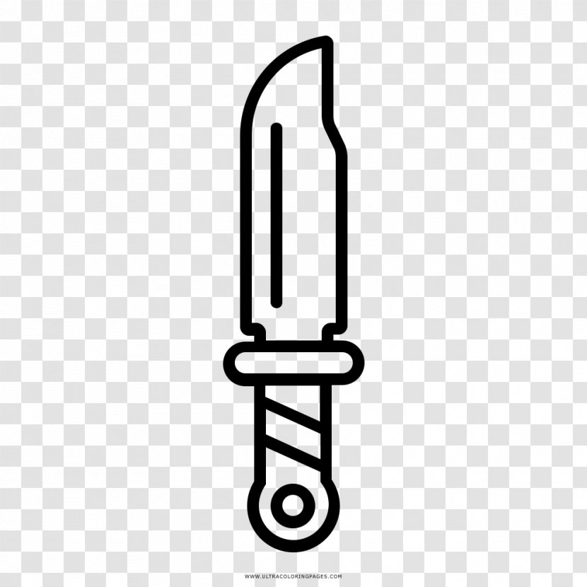 Bowie Knife Hunting & Survival Knives Blade Drawing - Coloring Book Transparent PNG