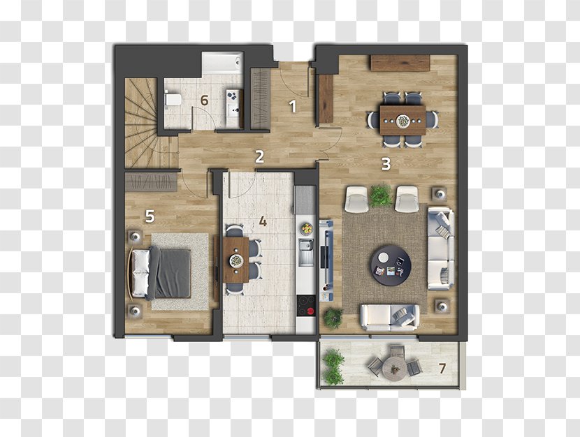 Floor Plan House Architecture Architectural Apartment - Property Transparent PNG