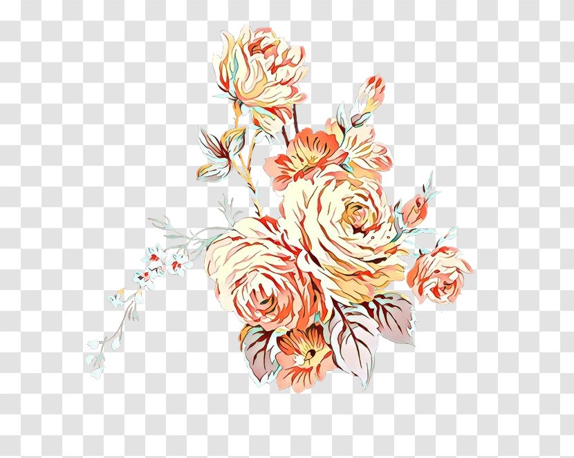 Pink Flower Cartoon - Artificial - Rose Order Arranging Transparent PNG