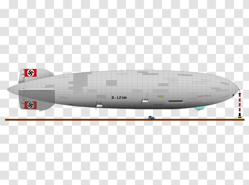Hindenburg Disaster Hindenburg-class Airship LZ 129 Zeppelin - Aircraft Transparent PNG