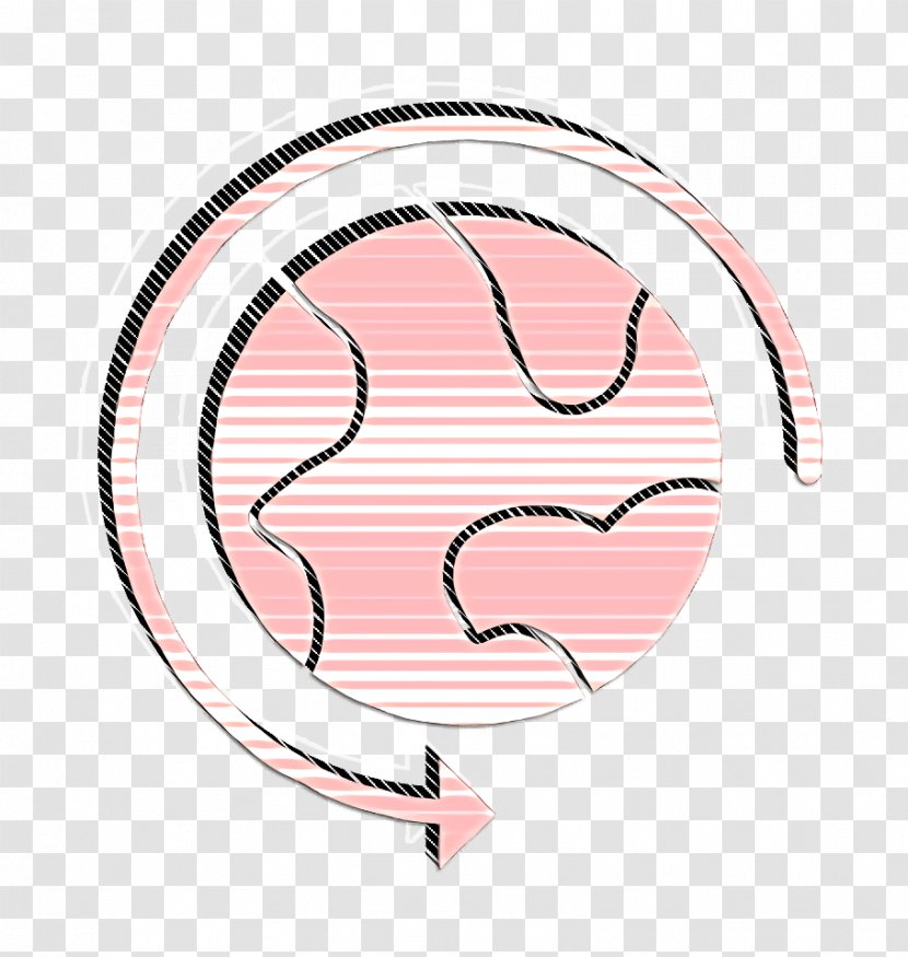Around Icon Flags Location - Pink - Drawing Ear Transparent PNG