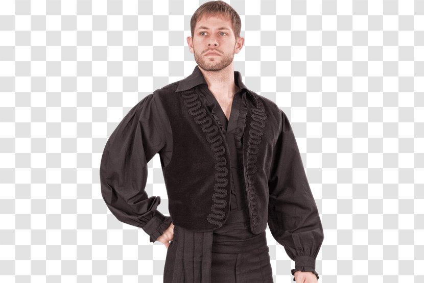 Hoodie Robe Jacket Shirt Costume - Spanish Nobleman Transparent PNG