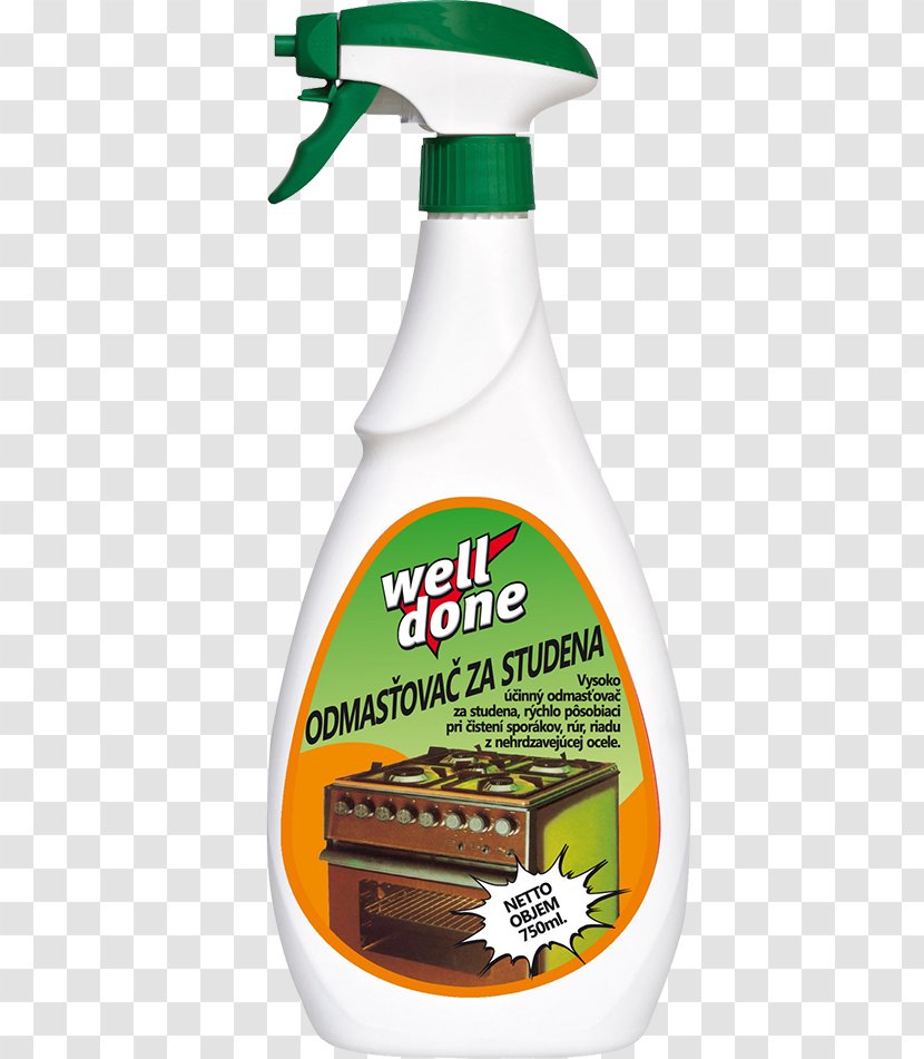 Aerosol Spray Kitchen Cleaning Agent Cooking Ranges Tableware - Foam - Welldone Transparent PNG
