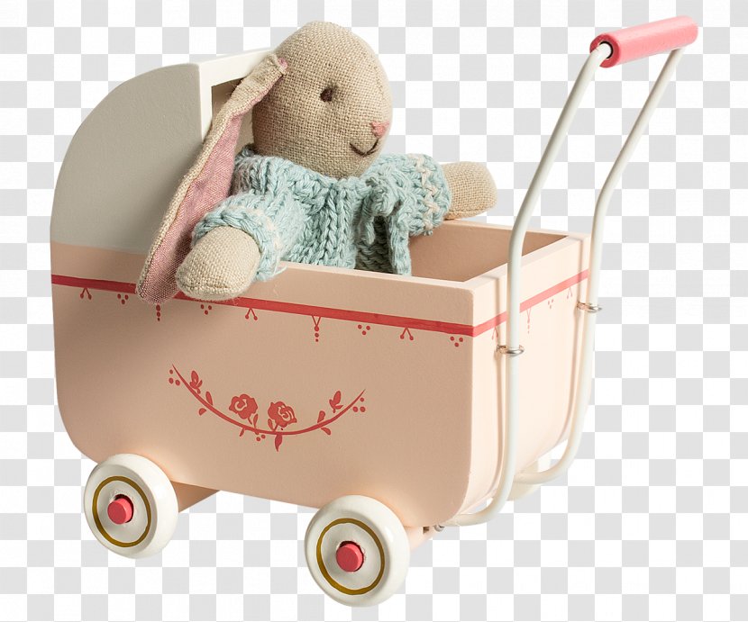 Doll Stroller Baby Transport Infant Toy Rabbit - Child - Pram Transparent PNG