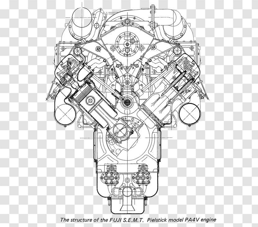 Technical Drawing - Black And White - Design Transparent PNG