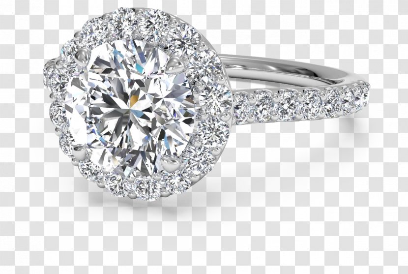 Engagement Ring Ritani Wedding Diamond - Silver - Jewelry Store Transparent PNG