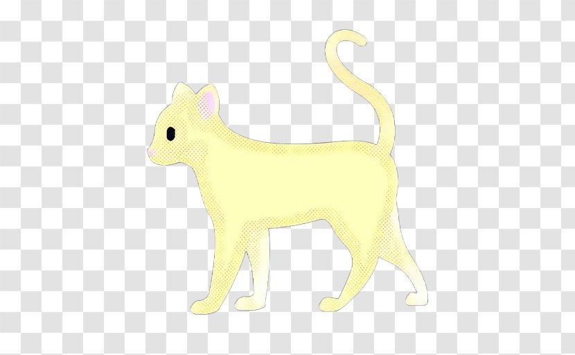 Yellow Animal Figure Tail Figurine Fawn - Pop Art - Toy Transparent PNG