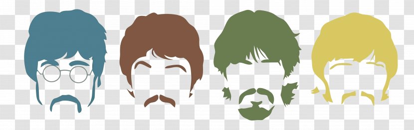 The Beatles Poster Stencil Abbey Road Sgt. Pepper's Lonely Hearts Club Band - Work Of Art - Album Transparent PNG