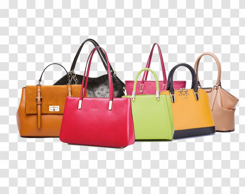 Handbag Tote Bag - Women Product Material Transparent PNG
