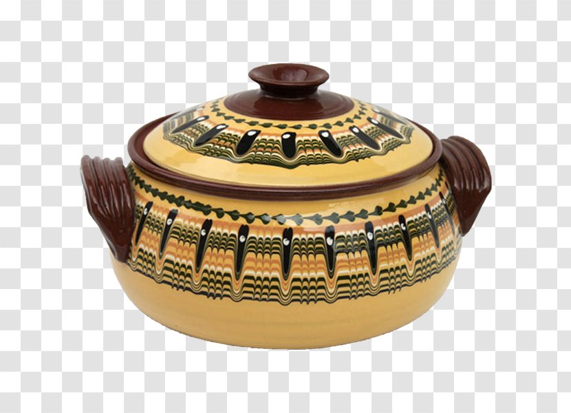 Ceramic Pottery Bowl Lid - Tableware - Yellow Sale Transparent PNG