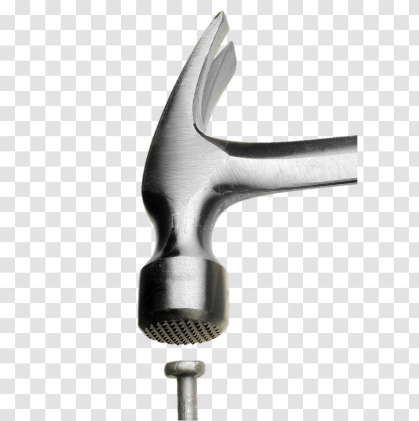 Claw Hammer Tool - Black And White Transparent PNG