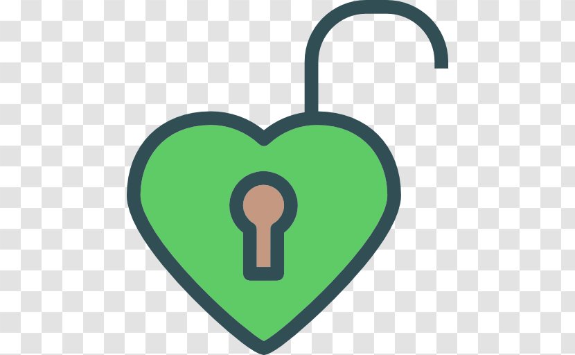 Padlock Clip Art - Heart - 214 Valentines Day Transparent PNG