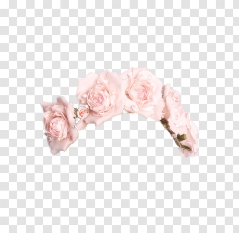 Headpiece Cut Flowers Wreath Crown - Peach - Flower Transparent PNG