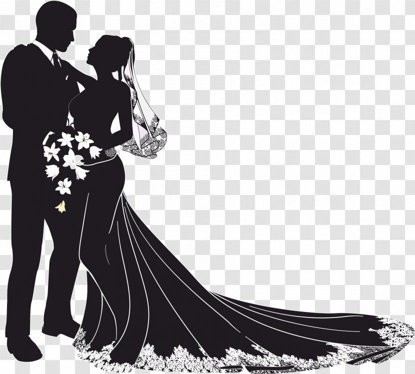 Wedding Invitation Bridegroom Clip Art - Royaltyfree - Bride Transparent PNG