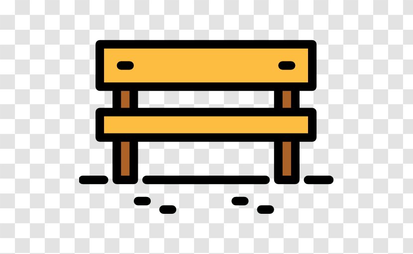 Benches Icon - Yellow - Furniture Transparent PNG