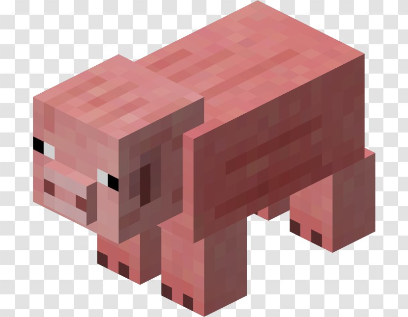 Minecraft: Pocket Edition Domestic Pig Xbox 360 Video Game - Face Transparent PNG