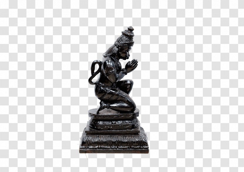 Statue Wood Handicraft Lepakshi Sculpture - Figurine - Hanuman Transparent PNG