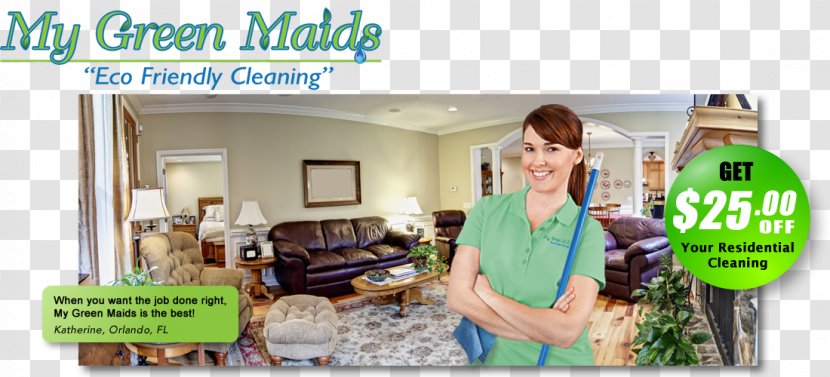 Maid Service My Green Maids Cleaning House Transparent PNG