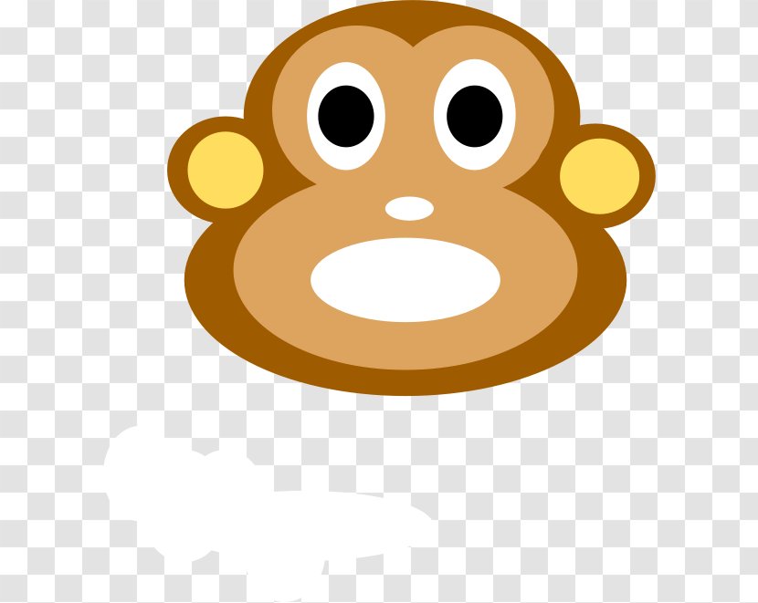 Monkey Snout Clip Art - Primate Transparent PNG