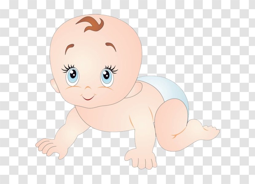 Diaper Crawling Infant Cartoon - Tree - Lovely Baby Transparent PNG