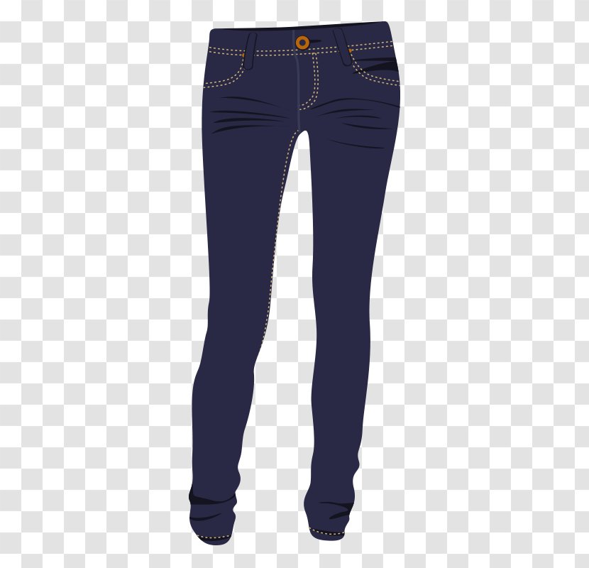 Jeans Clothing Denim Trousers - Waist Transparent PNG