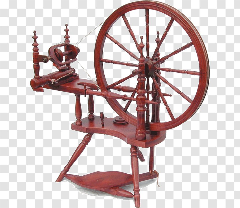 Spinning Wheel Polonaise Bobbin - Treadle - Machine Age Transparent PNG
