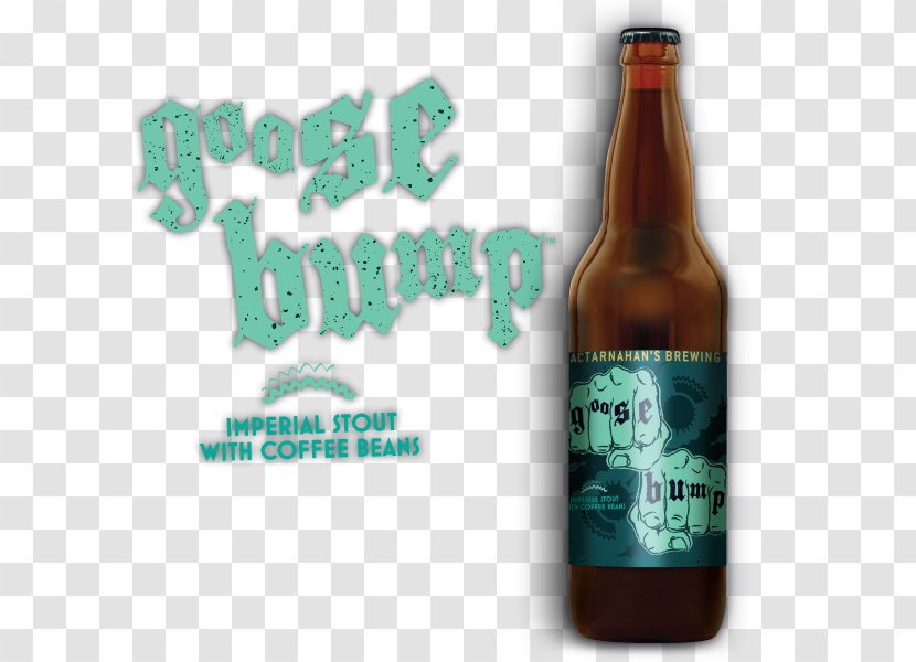 Ale Beer Bottle Lager Glass - Roast Goose Transparent PNG