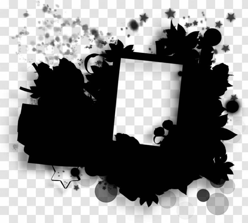 Black Background Frame - M - Blackandwhite Picture Transparent PNG