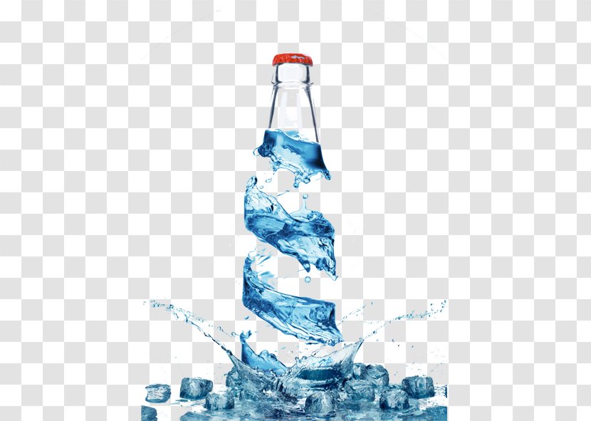 Bottled Water Purified Drinking - Bottle - Creative Three-dimensional Water,bottle Transparent PNG