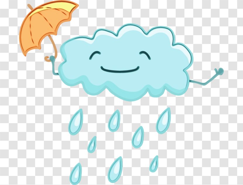 Rain Cloud Drawing Weather Transparency - Smile - Meteorological Phenomenon Transparent PNG