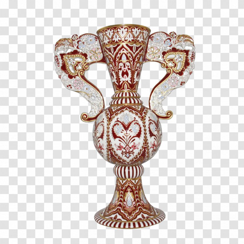 Alhambra-Vase Ceramic Zsolnay Porcelain - Vase Transparent PNG